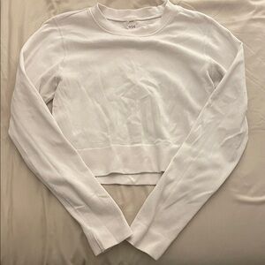DSG Women's White Long Sleeve cropped